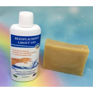 80ml lihový gel + 110g mýdlo s antibakt. složkami
